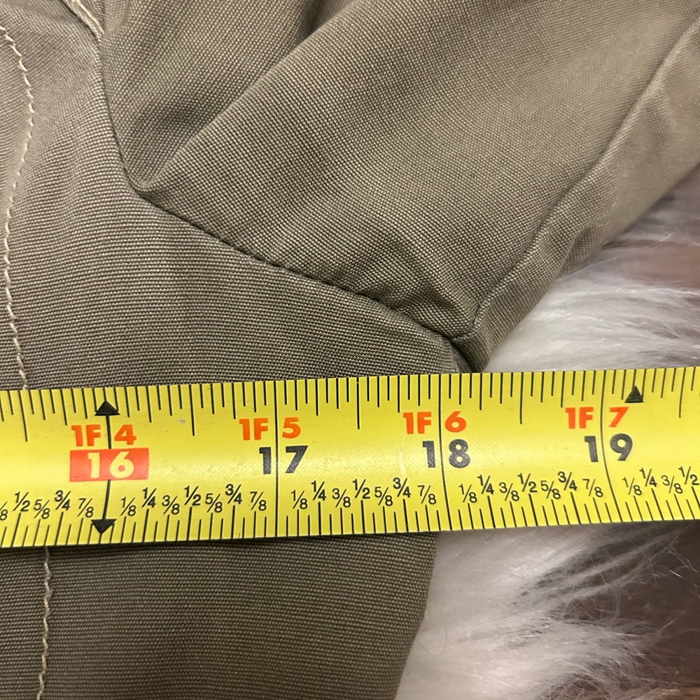 ANTHROPOLOGIE TULLE Olive Green Utility Hooded Jacket - Picture 13 of 14
